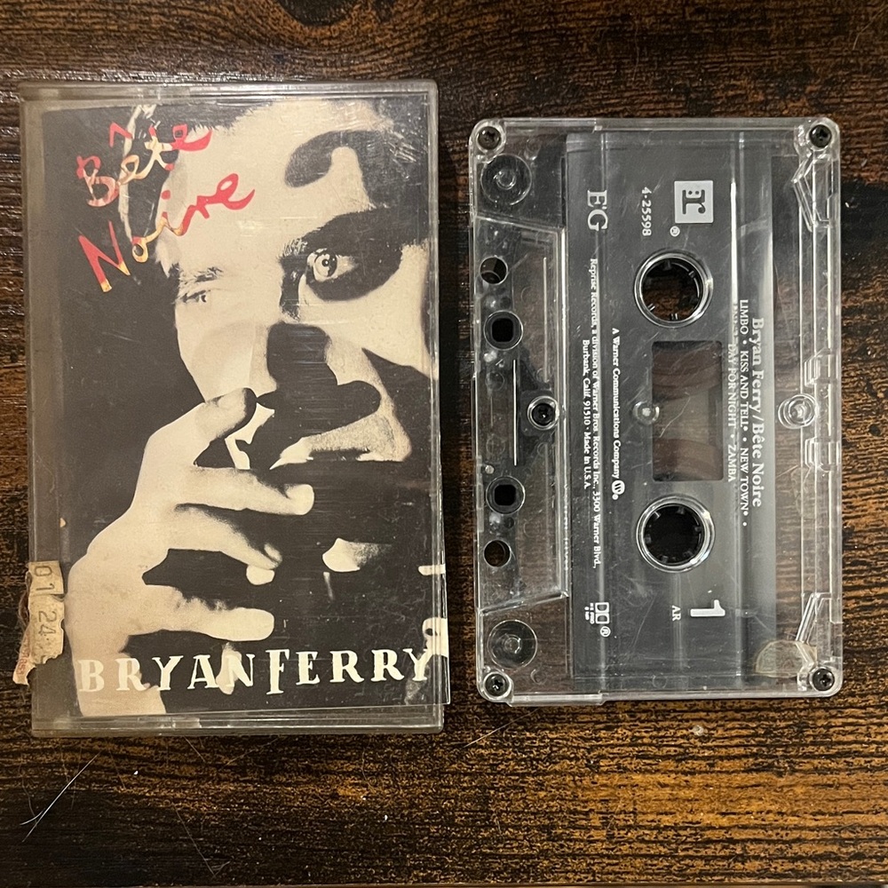 Bryan Ferry - Bête Noire cassette tape